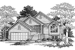 Traditional Exterior - Front Elevation Plan #70-108