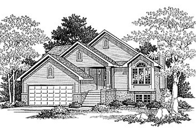Dream House Plan - Traditional Exterior - Front Elevation Plan #70-108
