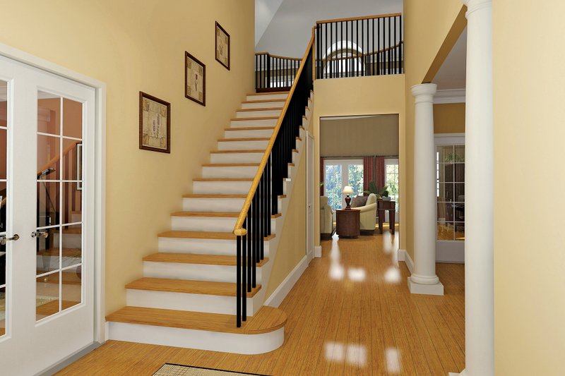 House Plan Design - Interior - Entry for Country House Plan #929-18 - 4 bed, 3.5 bath