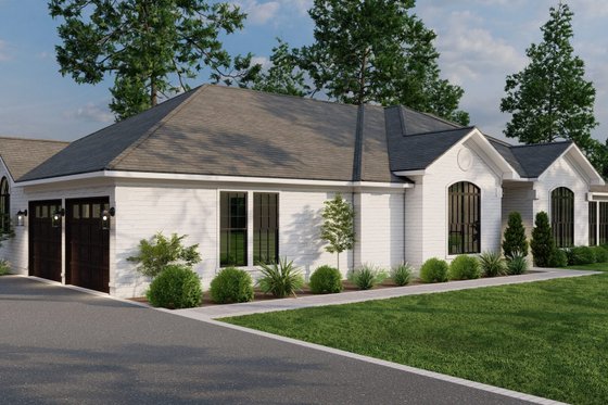Exterior - Front Elevation 4 for Traditional House Plan #17-541 - 4 bed, 2 bath
