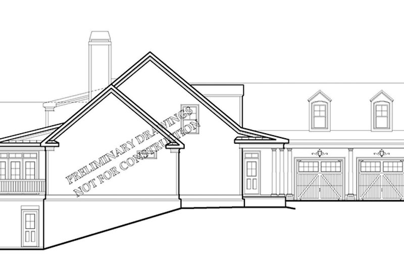 Architectural House Design - Exterior - Other Elevation 1 for Country House Plan #927-402 - 3 bed, 2.5 bath