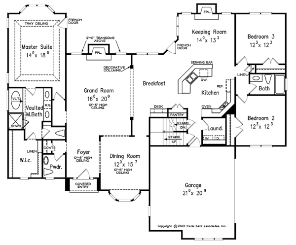 House Design - Country Floor Plan - Main Floor Plan #927-781