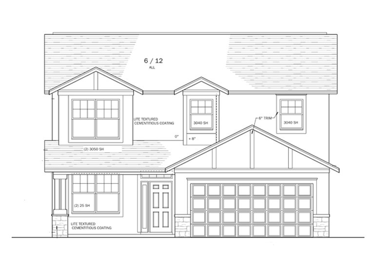 Home Plan - Exterior - Front Elevation 4 for Traditional House Plan #1058-21 - 4 bed, 2.5 bath