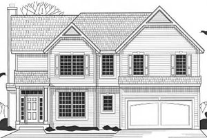 Traditional Exterior - Front Elevation Plan #67-485
