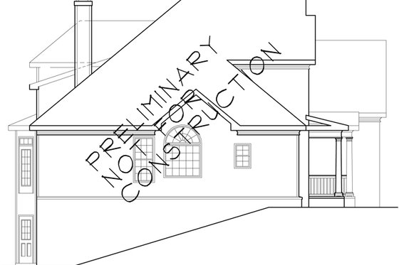 Exterior - Other Elevation 1 for Country House Plan #927-695 - 4 bed, 3 bath