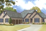 European Style House Plan - 4 Beds 3.5 Baths 2978 Sq/Ft Plan #17-3379 