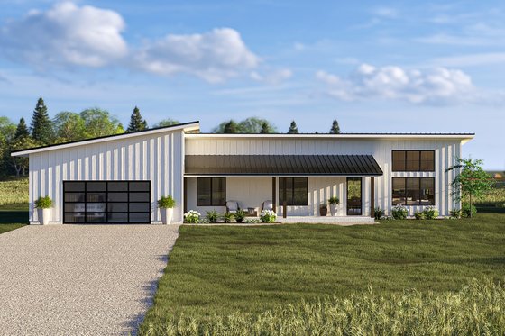 Exterior - Other Elevation for Barndominium House Plan #455-769 - 3 bed, 2.5 bath