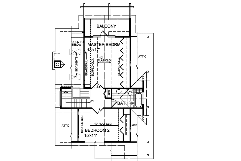 Home Plan - Floor Plan - Upper Floor for Traditional House Plan #118-149 - 5 bed, 3 bath