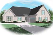 European Style House Plan - 4 Beds 3 Baths 3060 Sq/Ft Plan #81-1197 