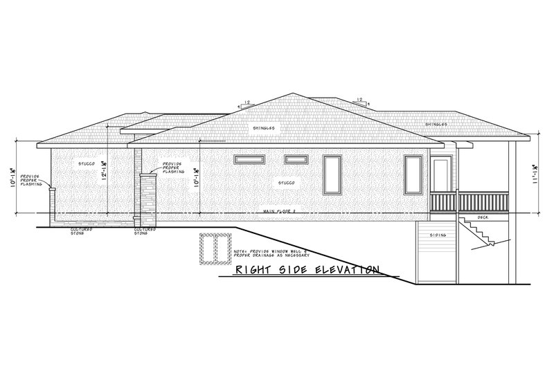 Dream House Plan - Exterior - Front Elevation 3 for Contemporary House Plan #20-2524 - 3 bed, 2.5 bath