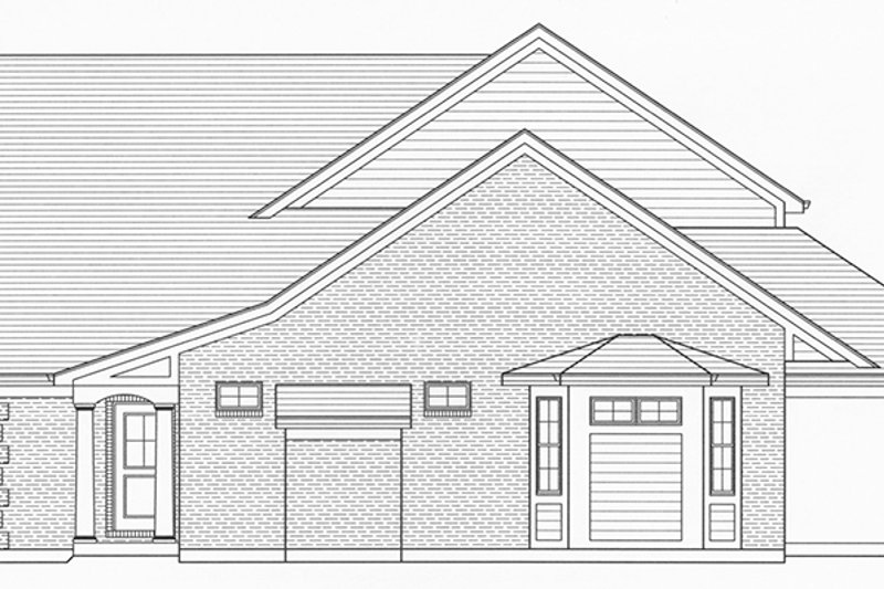 Home Plan - Exterior - Other Elevation for Colonial House Plan #46-843 - 4 bed, 2.5 bath