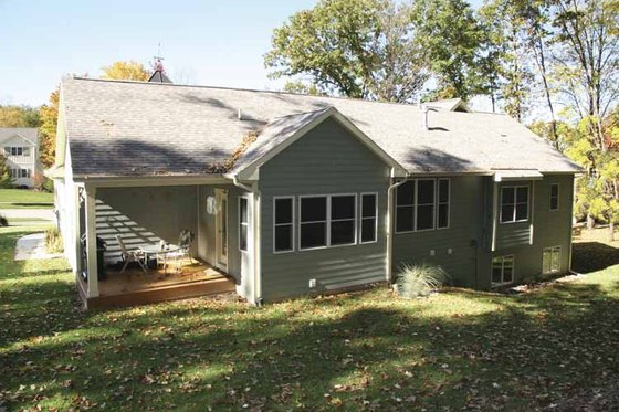 Exterior - Rear Elevation for Craftsman House Plan #928-145 - 4 bed, 3.5 bath