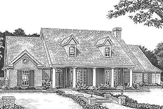 Exterior - Front Elevation for Craftsman House Plan #310-955 - 4 bed, 2.5 bath