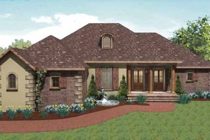Traditional Exterior - Front Elevation Plan #44-207