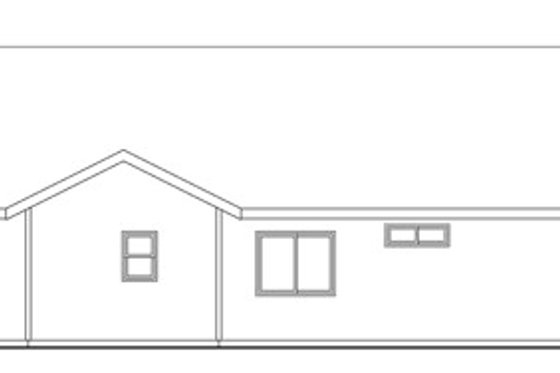 Exterior - Other Elevation for Craftsman House Plan #124-763 - 3 bed, 2 bath