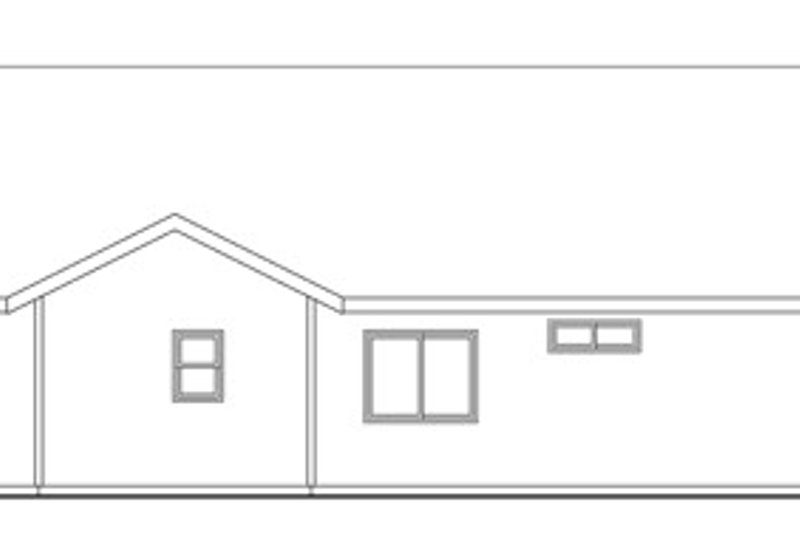 House Plan Design - Exterior - Other Elevation for Craftsman House Plan #124-763 - 3 bed, 2 bath