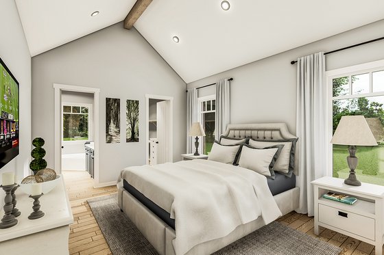 Country Interior - Master Bedroom Plan #406-9659