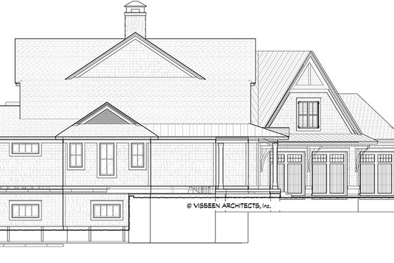 Exterior - Other Elevation 1 for Country House Plan #928-294 - 4 bed, 3.5 bath