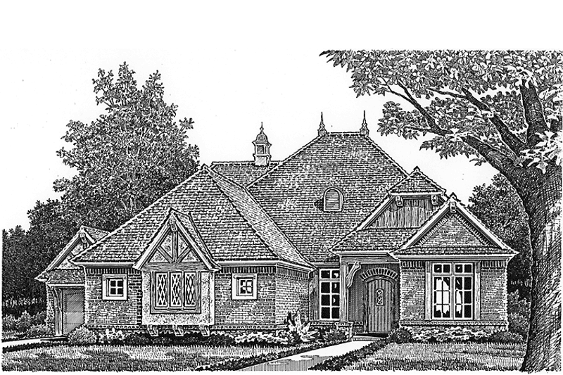 Home Plan - Exterior - Front Elevation 3 for Country House Plan #310-1247 - 3 bed, 2.5 bath