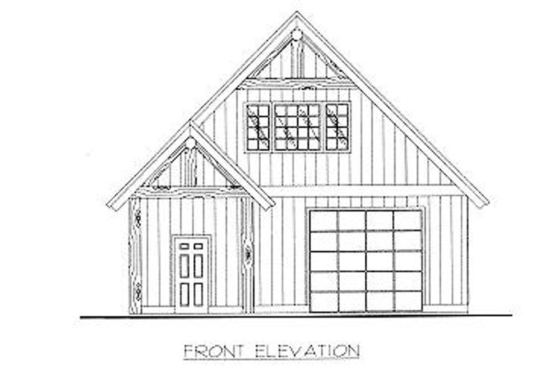 Home Plan - Exterior - Other Elevation for Traditional House Plan #117-551, 0 bath