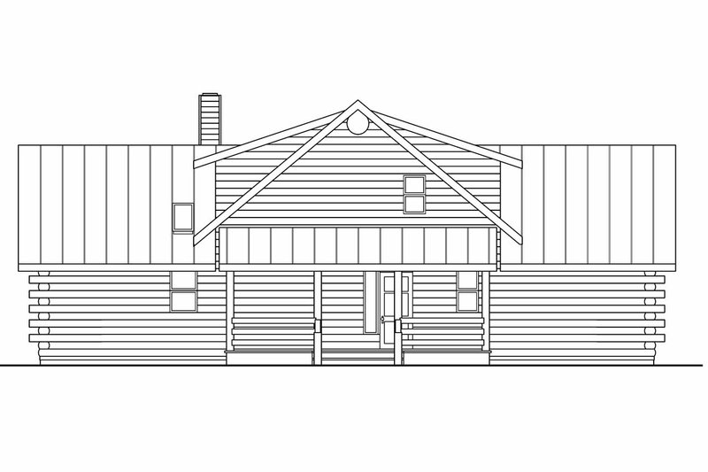 Home Plan - Exterior - Other Elevation for Cabin House Plan #124-264 - 3 bed, 2.5 bath