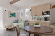 Modern Style House Plan - 0 Beds 1 Baths 360 Sq/Ft Plan #1099-11 