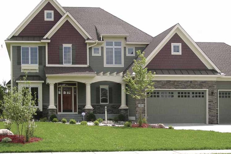 Home Plan - Exterior - Front Elevation 3 for Craftsman House Plan #320-997 - 4 bed, 2.5 bath