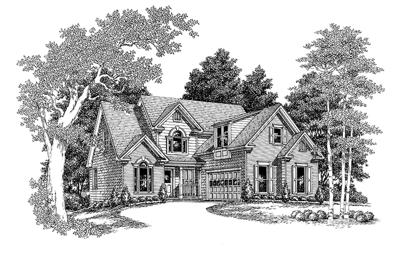 Home Plan - Exterior - Front Elevation 3 for Traditional House Plan #927-207 - 3 bed, 2.5 bath