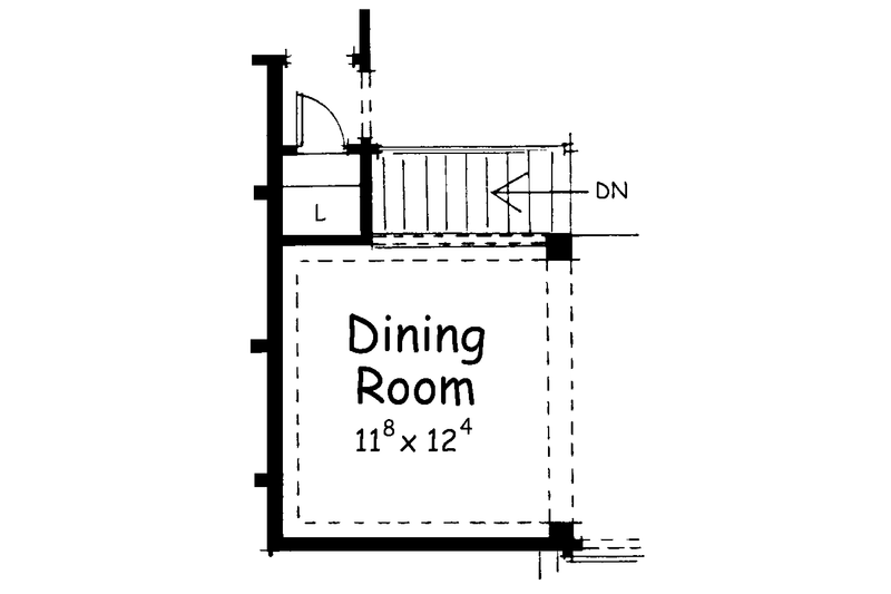 Home Plan - Floor Plan - Other Floor for European House Plan #20-1614 - 2 bed, 2 bath