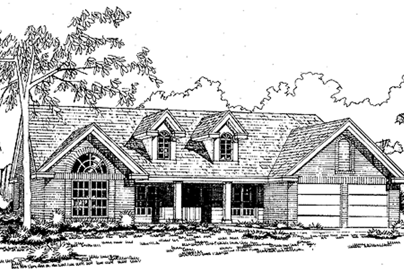 Home Plan - Country Exterior - Front Elevation Plan #472-137