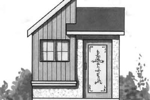 Cottage Exterior - Front Elevation Plan #23-467