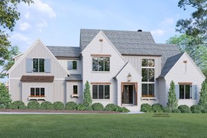 House Blueprint - Traditional Exterior - Front Elevation Plan #927-1056