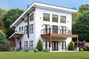 Country Exterior - Front Elevation Plan #932-1278