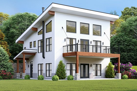 Contemporay Plan with Art Loft