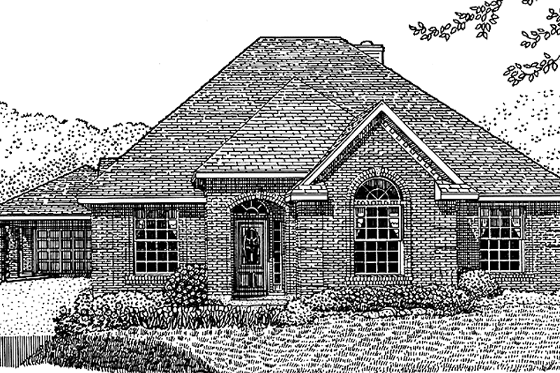 Dream House Plan - Country Exterior - Front Elevation Plan #968-44