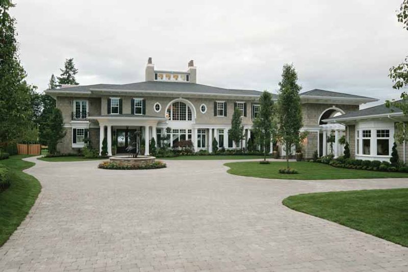 Architectural House Design - Exterior - Front Elevation 7 for Prairie House Plan #132-354 - 4 bed, 6 bath