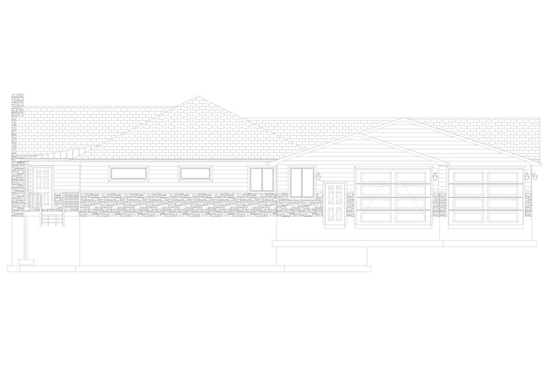Architectural House Design - Exterior - Front Elevation 7 for Craftsman House Plan #1060-452 - 3 bed, 2.5 bath