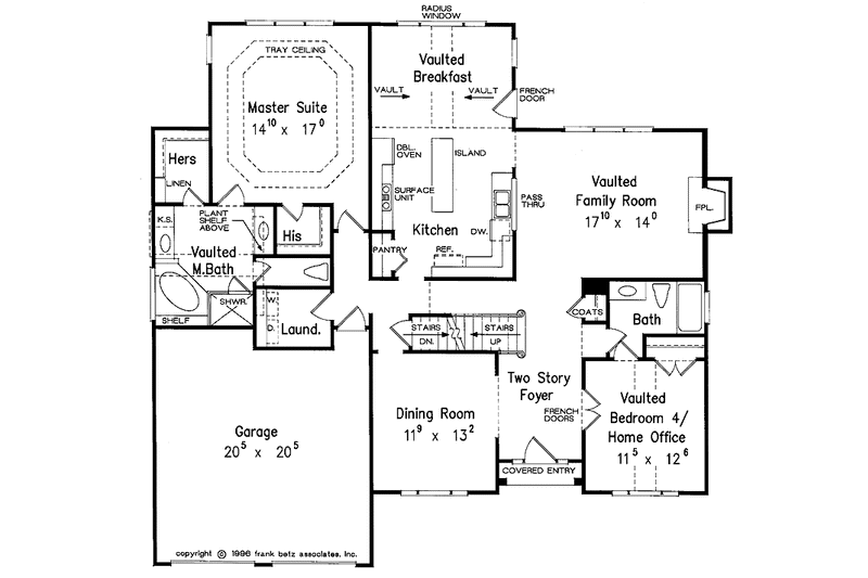 Home Plan - Floor Plan - Main Floor for Traditional House Plan #927-140 - 4 bed, 3 bath