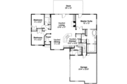 Ranch Style House Plan - 3 Beds 2.5 Baths 2174 Sq/Ft Plan #124-580 