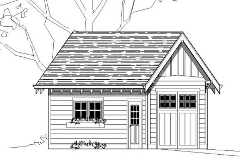 Bungalow Style House Plan - 0 Beds 0 Baths 240 Sq/Ft Plan #423-16