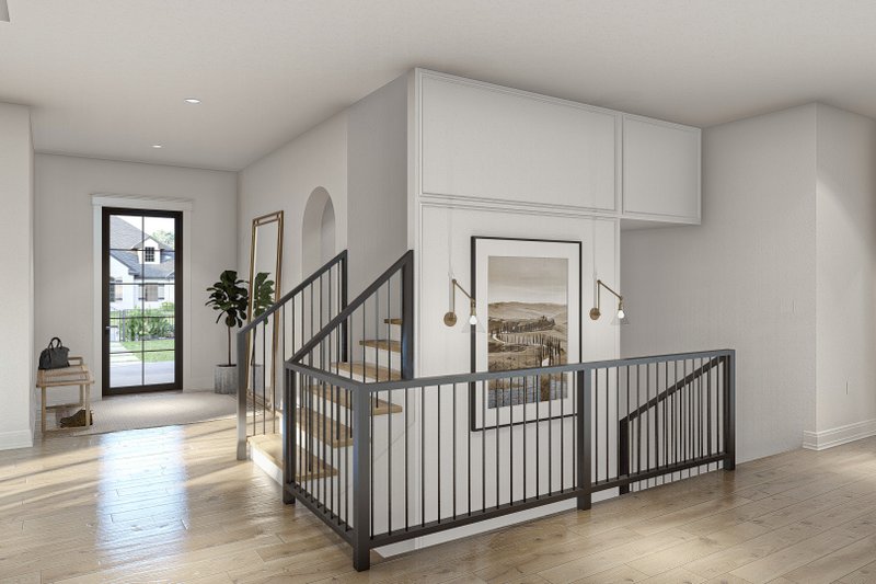 House Plan Design - Interior - Entry for Cottage House Plan #455-541 - 4 bed, 3 bath
