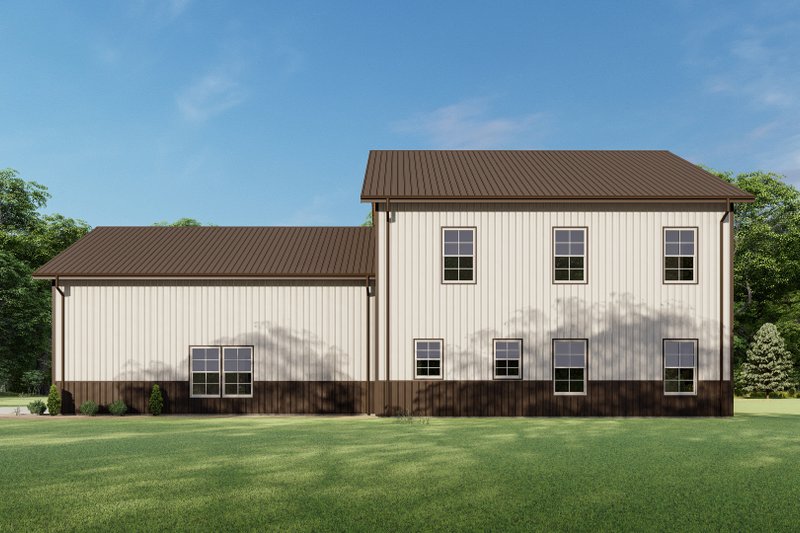 Architectural House Design - Exterior - Other Elevation 4 for Barndominium House Plan #1092-63 - 3 bed, 2.5 bath