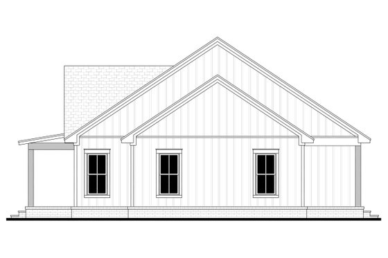 Exterior - Other Elevation 1 for Farmhouse House Plan #430-343 - 2 bed, 2 bath