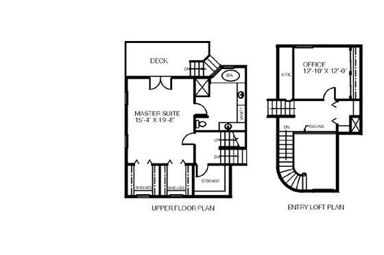 Floor Plan - Upper Floor for Traditional House Plan #60-179 - 4 bed, 2 bath