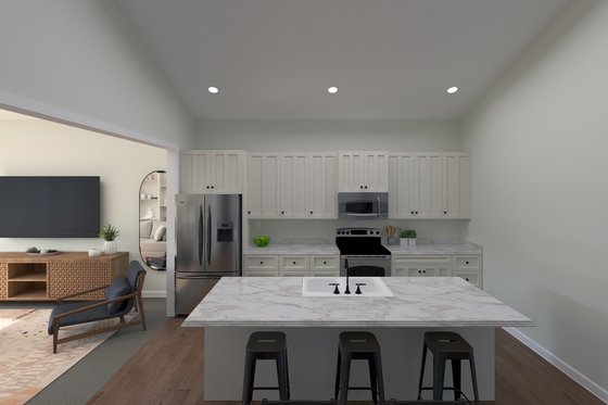 Interior - Other 2 for Barndominium House Plan #1060-395 - 2 bed, 1.5 bath