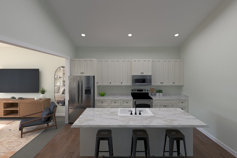 Home Plan - Interior - Other 2 for Barndominium House Plan #1060-395 - 2 bed, 1.5 bath
