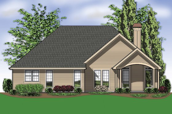 Front View - 2000 square foot Craftsman home