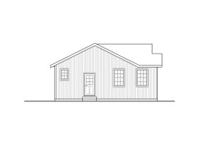 Exterior - Other Elevation for Country House Plan #124-1170 - 1 bed, 1 bath