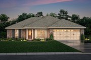 European Style House Plan - 3 Beds 2 Baths 1300 Sq/Ft Plan #430-58 