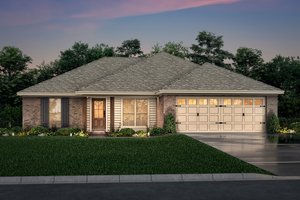 European Exterior - Front Elevation Plan #430-58